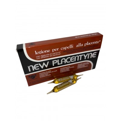 Ампулы для волос New Placentyne с плацентой 12 шт против выпадения и для роста волос Linea Italiana