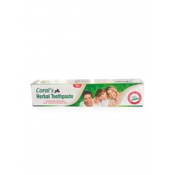 Зубная паста  травяная Coral  's Herbal Toothpaste с щеткой  100 г Индия