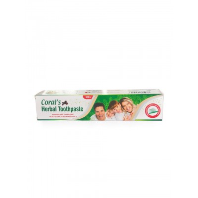 Зубная паста Coral's Herbal  травяная  с щеткой 100 г Индия