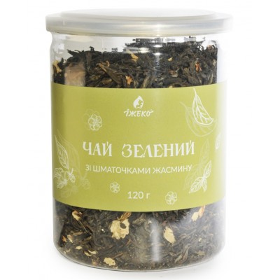 Зеленый чай с кусочками жасмина Іжеко 120 г