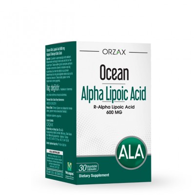 R-Альфа-липоевая кислота 200 мг Alpha Lipoic Acid 30 шт ORZAX