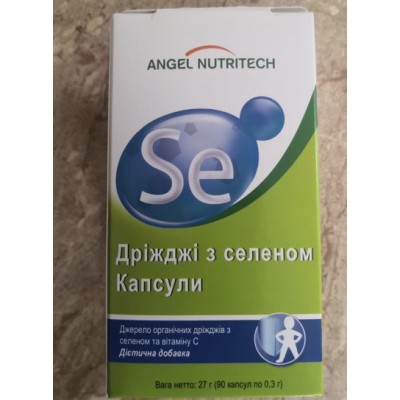 Селен и пищевые дрожжи в комплексе от Angel Nutritech 90 капс