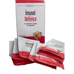 Комплекс для иммунитета c витамином С, D3 и  цинком Imunol Defence munol Defence, 20 пакет Orzax 
