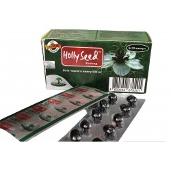 Масло черного тмина  HollySeed 60 капс  по 500 мг Бангладеш