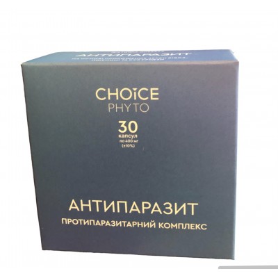 Антипаразитарные растительные капсулы  CHOICE  .30 шт Украина