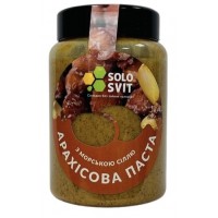 Арахисовая паста без сахара Шоколад-кокос 400 г Solosvit