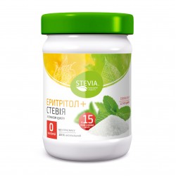 Стевия-эритритол смесь 180 г Украина ТМ STEVIA Украина